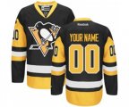 Pittsburgh Penguins Customized Premier Black-Gold Third NHL Jersey