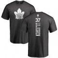 Toronto Maple Leafs #37 Timothy Liljegren Charcoal One Color Backer T-Shirt