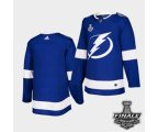 Tampa Bay Lightning Blue Home Authentic 2021 NHL Stanley Cup Final Patch Jersey