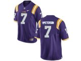 Men's LSU Tigers Patrick Peterson #7 College Football Limited Jersey - Purple