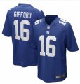 New York Giants Retired Player #16 Frank Gifford Nike Royal Team Color Vapor Untouchable Limited Jersey