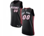 Miami Heat Customized Authentic Black Road Basketball Jersey - Icon Edition