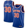 New York Knicks #30 Julius Randle Nike Blue 2020-21 Swingman Jersey