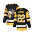 Pittsburgh Penguins #22 Samuel Poulin Authentic Black Home Hockey Jersey