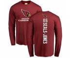 Arizona Cardinals #86 Ricky Seals-Jones Maroon Backer Long Sleeve T-Shirt