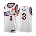 Phoenix Suns #3 Chris Paul 2022-23 White 75th Anniversary Association Edition Stitched Jersey