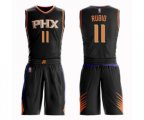 Phoenix Suns #11 Ricky Rubio Swingman Black Basketball Suit Jersey - Statement Edition
