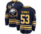Buffalo Sabres #53 Jeff Skinner Fanatics Branded Navy Blue Home Breakaway NHL Jersey