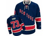 New York Rangers #73 Brandon Pirri Authentic Navy Blue Third NHL Jersey