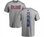 Edmonton Oilers #20 Ryan Stanton Ash Backer T-Shirt