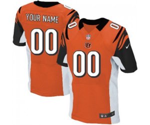 Cincinnati Bengals Customized Elite Orange Alternate Football Jersey