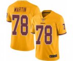 Washington Redskins #78 Wes Martin Limited Gold Rush Vapor Untouchable Football Jersey