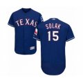 Texas Rangers #15 Nick Solak Royal Blue Alternate Flex Base Authentic Collection Baseball Player Jersey