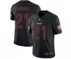 San Francisco 49ers #21 Deion Sanders Limited Black Rush Impact Football Jersey
