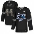 San Jose Sharks #44 Marc-Edouard Vlasic Black Authentic Classic Stitched NHL Jersey