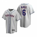 Nike New York Mets #6 Jeff McNeil Gray Road Stitched Baseball Jersey