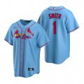Nike St. Louis Cardinals #1 Ozzie Smith Light Blue Alternate Stitched Baseball Jersey