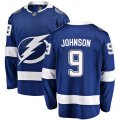 Tampa Bay Lightning #9 Tyler Johnson Fanatics Branded Blue Home Breakaway NHL Jersey
