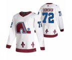 Colorado Avalanche #72 Joonas Donskoi White 2020-21 Reverse Retro Alternate Hockey Jersey