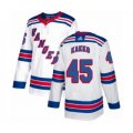 New York Rangers #45 Kaapo Kakko Authentic White Away Hockey Jersey