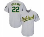 Oakland Athletics Ramon Laureano Replica Grey Road Cool Base Baseball Player Jersey