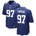New York Giants #97 Dexter Lawrence Nike Royal Team Color Vapor Untouchable Limited Jersey