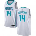 Charlotte Hornets #14 Michael Kidd-Gilchrist Authentic White NBA Jersey - Association Edition