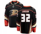 Anaheim Ducks #32 Jacob Larsson Authentic Black Home Fanatics Branded Breakaway Hockey Jersey
