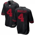 San Francisco 49ers #4 Emmanuel Moseley Nike Black Alternate Vapor Limited Player Jersey