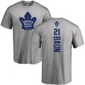 Toronto Maple Leafs #21 Bobby Baun Ash Backer T-Shirt