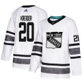 New York Rangers #20 Chris Kreider White 2019 All-Star Game Parley Authentic Stitched NHL Jersey