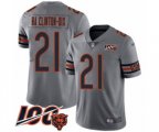 Chicago Bears #21 Ha Clinton-Dix Limited Silver Inverted Legend 100th Season Football Jersey