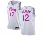 Minnesota Timberwolves #12 Treveon Graham White Swingman Jersey - Earned Edition