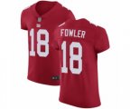 New York Giants #18 Bennie Fowler Red Alternate Vapor Untouchable Elite Player Football Jersey
