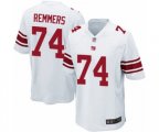 New York Giants #74 Mike Remmers Game White Football Jersey