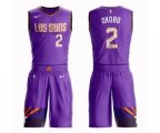 Phoenix Suns #2 Elie Okobo Swingman Purple Basketball Suit Jersey - City Edition