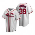 Nike St. Louis Cardinals #39 Miles Mikolas White Cooperstown Collection Home Stitched Baseball Jersey