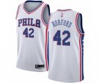 Philadelphia 76ers #42 Al Horford Swingman White Basketball Jersey - Association Edition