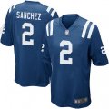 Indianapolis Colts #2 Rigoberto Sanchez Game Royal Blue Team Color NFL Jersey
