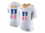 2016 US Flag Fashion 2016 Tennessee Volunteers Joshua Dobbs #11 College Football Limited Jersey - White