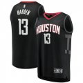 Houston Rockets #13 James Harden Fanatics Branded Black 2020-21 Fast Break Player Jersey
