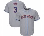 New York Mets Tomas Nido Replica Grey Road Cool Base Baseball Player Jersey