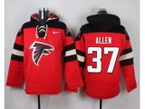 Atlanta Falcons #37 Ricardo Allen Red Player Pullover NFL Hoodie