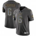 New Orleans Saints #6 Thomas Morstead Gray Static Vapor Untouchable Limited NFL Jersey