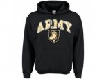 Army Black Knights New Agenda Midsize Arch Over Logo Hoodie Black