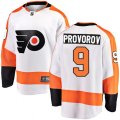 Philadelphia Flyers #9 Ivan Provorov Fanatics Branded White Away Breakaway NHL Jersey