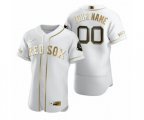 Boston Red Sox Custom Nike White Authentic Golden Edition Jersey