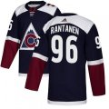 Colorado Avalanche #96 Mikko Rantanen Authentic Navy Blue Alternate NHL Jersey