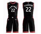 Toronto Raptors #22 Malachi Richardson Swingman Black Basketball Suit Jersey Statement Edition