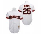 San Francisco Giants #25 Barry Bonds Replica White 1989 Throwback Baseball Jersey